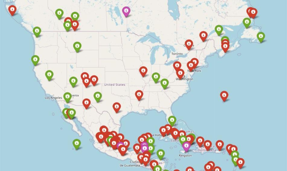WorldHeritageColoredMap